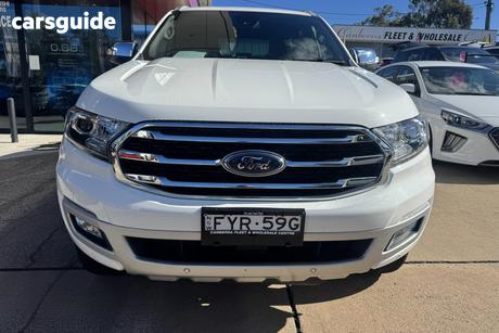 White 2018 Ford Everest Wagon Titanium (4Wd 7 Seat)