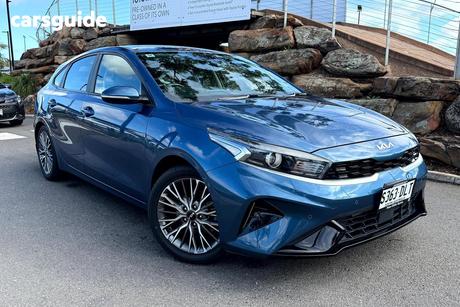 Blue 2022 Kia Cerato Hatchback Sport+