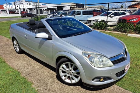 Silver 2008 Holden Astra Convertible Twin Top
