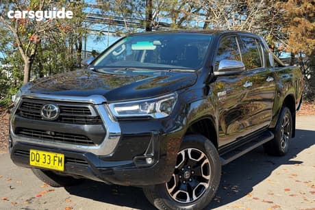 Black 2023 Toyota Hilux Double Cab Pick Up Sr5 (4X4)