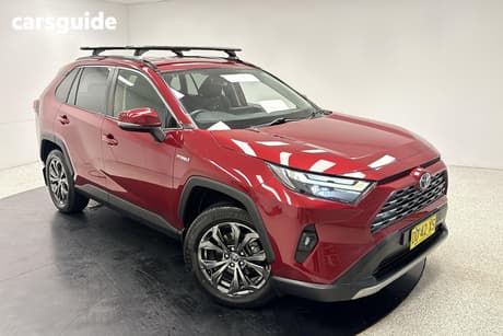 Red 2022 Toyota RAV4 Wagon Gxl (Awd) Hybrid
