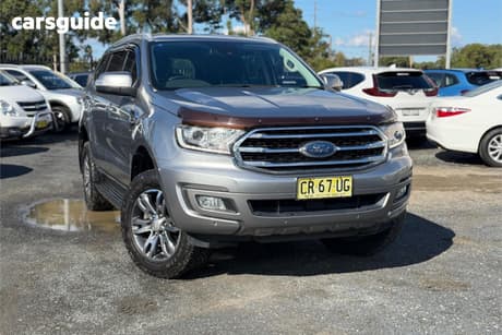 Silver 2018 Ford Everest Wagon Trend (4Wd 7 Seat)