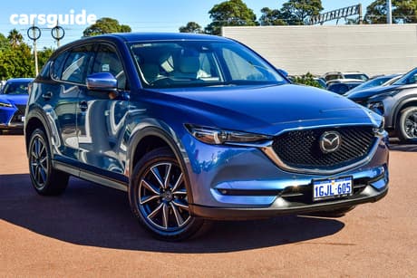 Blue 2017 Mazda CX-5 Wagon Akera (4X4)