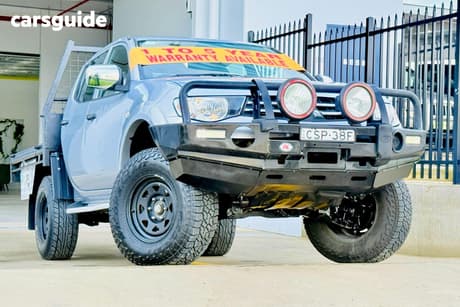 Silver 2014 Mitsubishi Triton Double Cab Utility Glx (4X4)