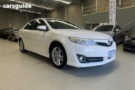 White 2012 Toyota Camry Sedan Atara S