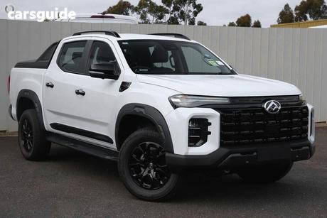 White 2026 LDV T60 Double Cab Utility Max Plus (4X4)
