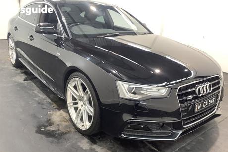 Black 2013 Audi A5 Hatchback Sportback 2.0 Tfsi Quattro