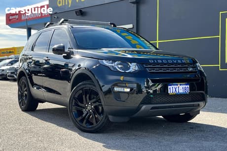 Black 2015 Land Rover Discovery Sport Wagon Si4 Se