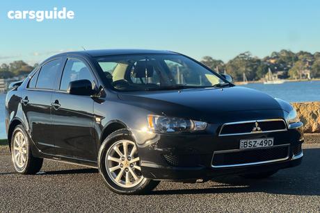 Black 2009 Mitsubishi Lancer Sedan ES CJ MY10
