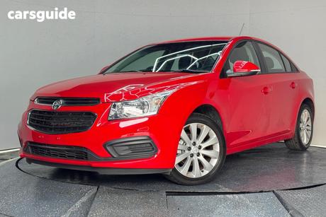 Red 2016 Holden Cruze Sedan Equipe