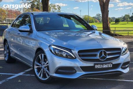 Silver 2015 Mercedes-Benz C200 Sedan