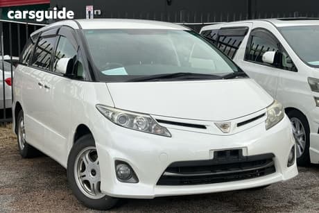 White 2012 Toyota Estima Commercial