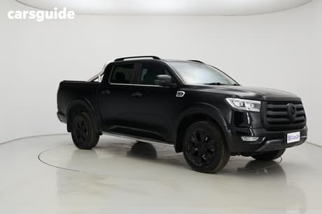 Black 2022 GWM UTE Dual Cab Utility Cannon-L (4X4)