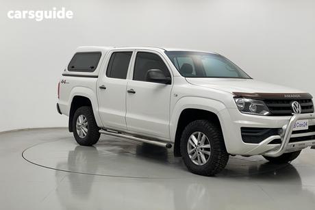 White 2019 Volkswagen Amarok Dual Cab Utility Tdi420 Core 4Motion (4X4)