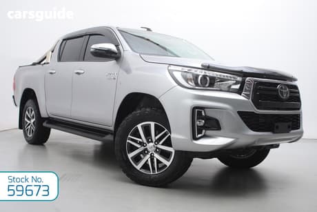 Silver 2020 Toyota Hilux Double Cab Pick Up Sr5 (4X4)