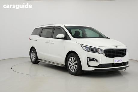 White 2019 Kia Carnival Wagon S