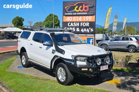 White 2017 Ford Ranger Dual Cab Utility Xlt 3.2 (4X4)