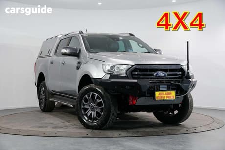 Silver 2019 Ford Ranger Double Cab Pick Up Wildtrak 2.0 (4X4)