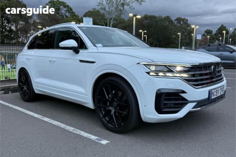 White 2021 Volkswagen Touareg Wagon 210Tdi R-Line