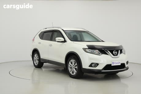 White 2016 Nissan X-Trail Wagon St-L 7 Seat (Fwd)