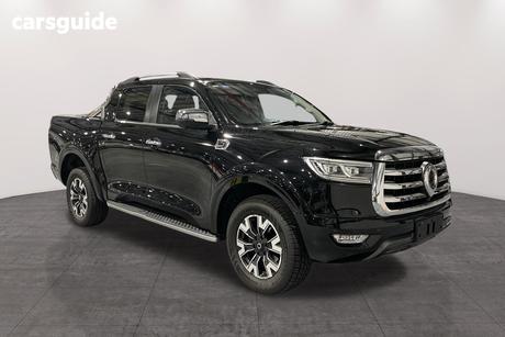 Black 2022 GWM UTE Dual Cab Utility Cannon-L (4X4)