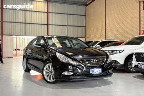 Black 2010 Hyundai I45 Sedan PREMIUM YF MY11