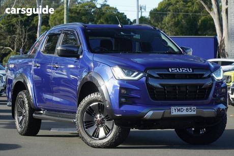 Blue 2022 Isuzu D-MAX Crew Cab Utility X-Terrain (4X4)