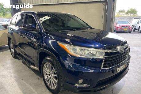 Blue 2014 Toyota Kluger Wagon Grande (4X4)