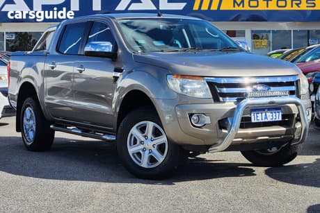 Gold 2013 Ford Ranger Dual Cab Utility Xlt 3.2 (4X4)