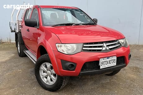 Red 2015 Mitsubishi Triton Ute Tray GLX-R