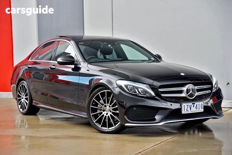 Black 2015 Mercedes-Benz C200 Sedan