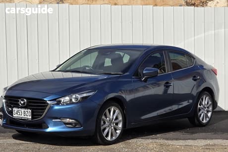Blue 2018 Mazda 3 Sedan Sp25