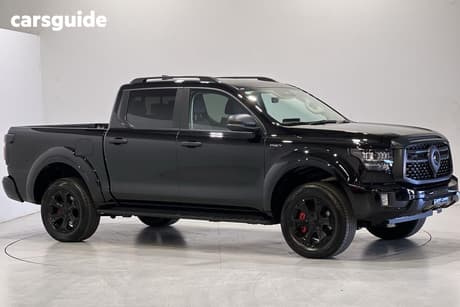 Black 2026 GWM Cannon Alpha Dual Cab Utility Ultra Phev (4X4)