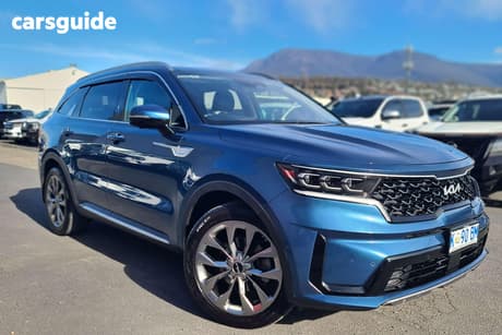 Blue 2022 Kia Sorento Wagon Gt-Line 7 Seat