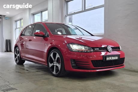 Red 2017 Volkswagen Golf Hatchback Gti