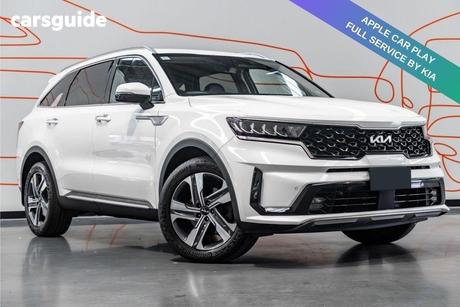 White 2022 Kia Sorento Wagon Sport+ 7 Seat