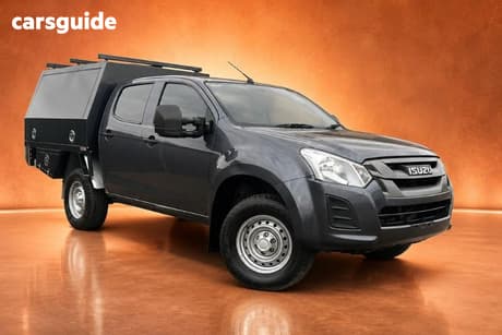 Grey 2017 Isuzu D-MAX Crew Cab Chassis Sx (4X4)