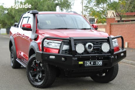 Red 2024 GWM UTE Dual Cab Utility Cannon-Xsr (4X4)