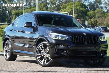 Black 2018 BMW X4 Coupe M40I