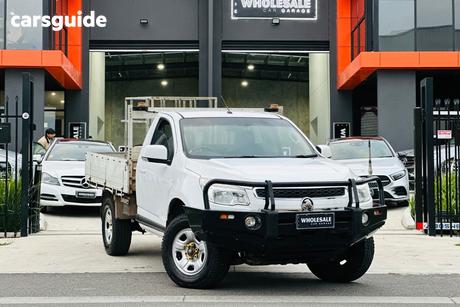 White 2013 Holden Colorado Ute Tray