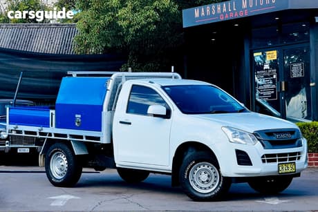 White 2018 Isuzu D-MAX Cab Chassis Sx Hi-Ride (4X2)