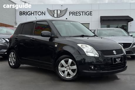 Black 2008 Suzuki Swift Hatchback