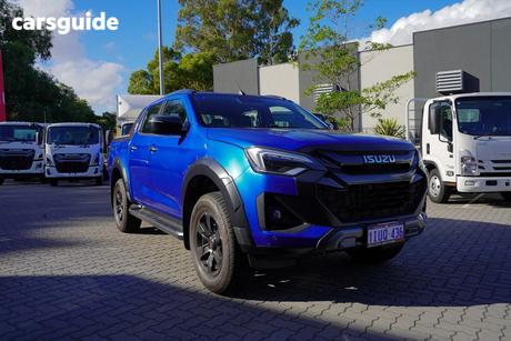 Blue 2026 Isuzu D-MAX Crew Cab Utility X-Terrain (4X4)