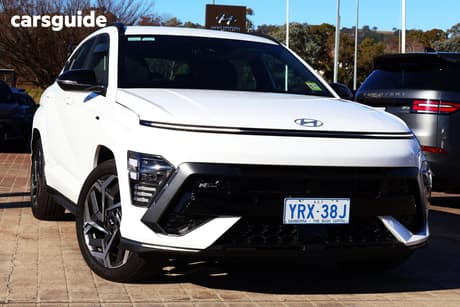 White 2025 Hyundai Kona Wagon N Line