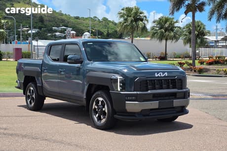 Blue 2025 Kia Tasman Double Cab Pick Up X-Line (4X4) (0.9T) Bdy Fender