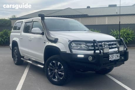White 2021 Volkswagen Amarok Dual Cab Utility Tdi580 Highline 4Motion