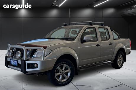 Silver 2012 Nissan Navara Dual Cab Pick-up St (4X4)