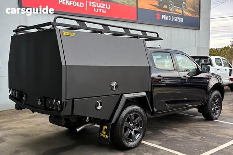 Black 2026 Isuzu D-MAX Crew Cab Chassis Sx (4X4)