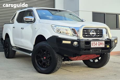 White 2016 Nissan Navara Dual Cab Utility St (4X4)