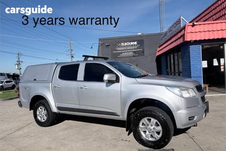 Silver 2014 Holden Colorado Crew Cab Pickup Ls (4X4)